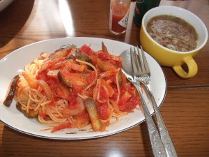 有りモノで適当。