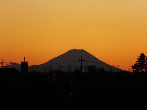 おぉ、茨城からでもよく見える。