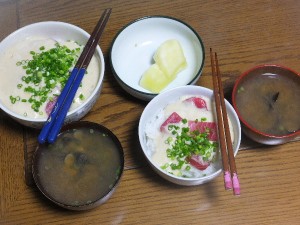流石にマグロは買ってきたさ。